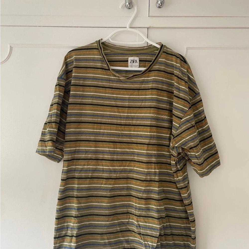 Zara Multicolor Striped Tee